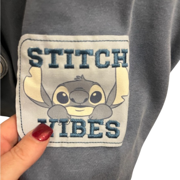Disney Stitch Blue Hoodie XXL NWT - Picture 5 of 6